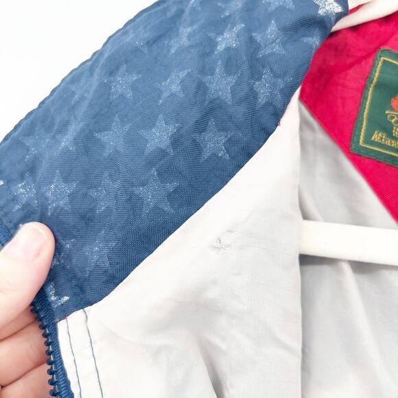 Starter Mens VTG Vintage USA Atlanta 1996 Olympics Full Zip Windbreaker Jacket L - Picture 8 of 12